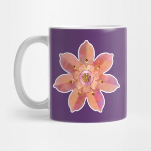 watercolor painted flower Mug